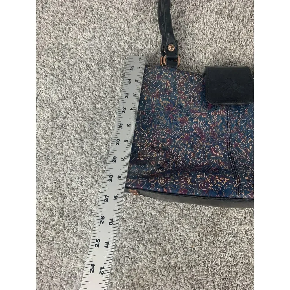 Patricia Nash Handbag Womens Medium Embossed Leather Shoulder Bag Purse - Picture 3 of 7